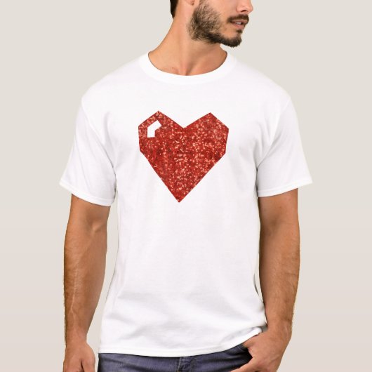 T-shirt geeky valentines coeur du jour (Devant)