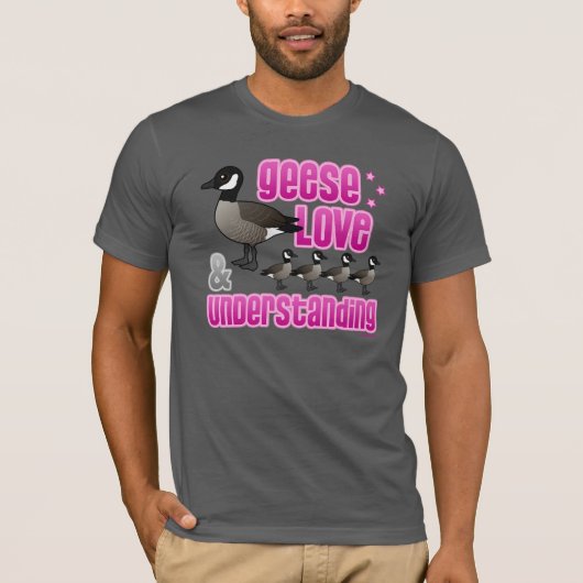T-shirt Geese, Love & Understanding (Devant)