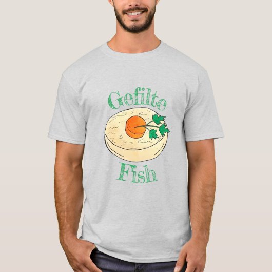 T-shirt Gefilte Fish Jours fériés Shabbat Pâques Nourritur (Devant)