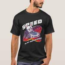 T-shirt geïnspireerd door passie voor racen en mod