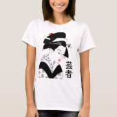 T-shirt geisha de 芸者 (Devant)