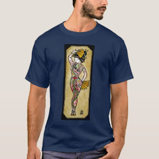 T-shirt Geisha de dragon