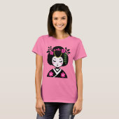 T-shirt Geisha folklorique (Devant entier)