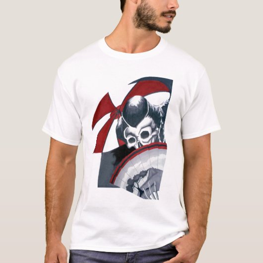T-shirt Geisha japonais (Devant)