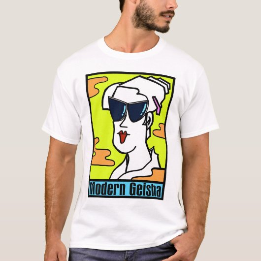 T-shirt Geisha moderne (Devant)