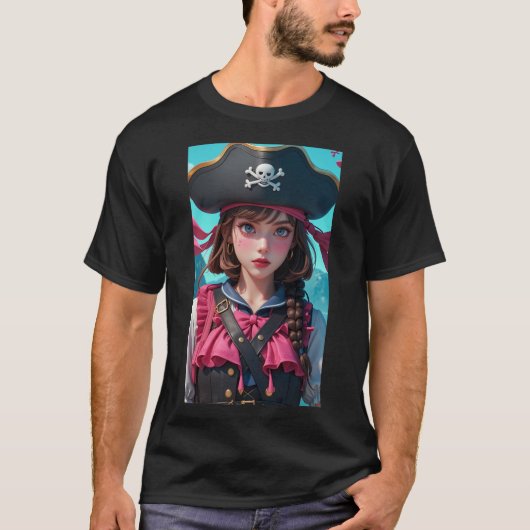 T-SHIRT GEISHA PIRATE 6 (Devant)