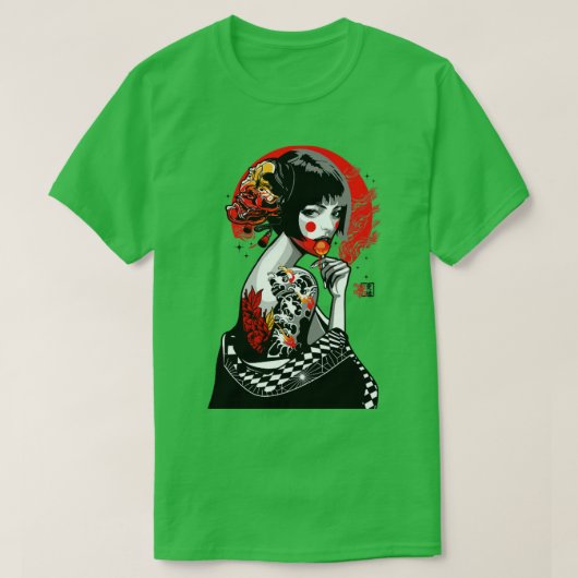 T-shirt Geisha Pop (Design devant)