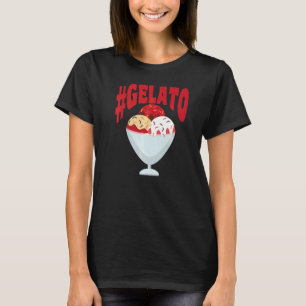 T-shirt Gelato Motif Pour Crème De Glace