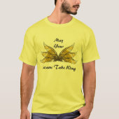 T-shirt - Gele dromen nemen wing (Voorkant)