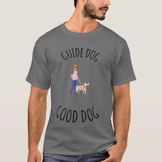 T-shirt geleidehond, (Voorkant)