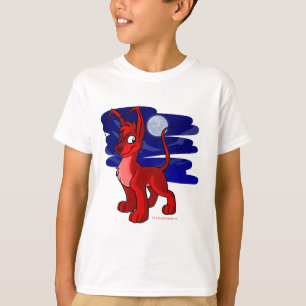 T-shirt Gelert rouge fier par clair de lune