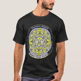 T-shirt Gémeaux 2026 Twin Zodiaque Mandala | Parle, Adapte