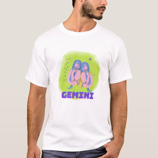 T-SHIRT GÉMEAUX, HOROSCOPE, SIGNES (Devant)