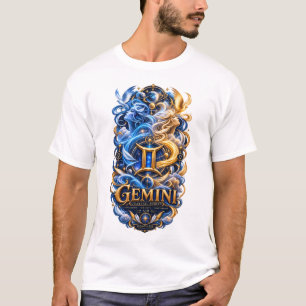 T-shirt Gémeaux Zodiaque Courants d'Air Célestes Astrologi