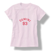 T-shirt Gemini | Anniversaire rose