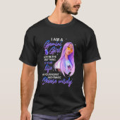 T-shirt Gemini Girl I Can Be The Best Thing Nightmare Mess (Devant)