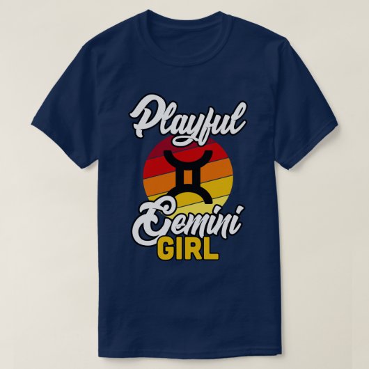 T-shirt Gemini Joueuse fille (Design devant)