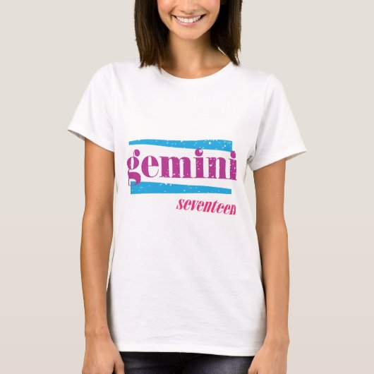 T-shirt Gemini violet (Devant)