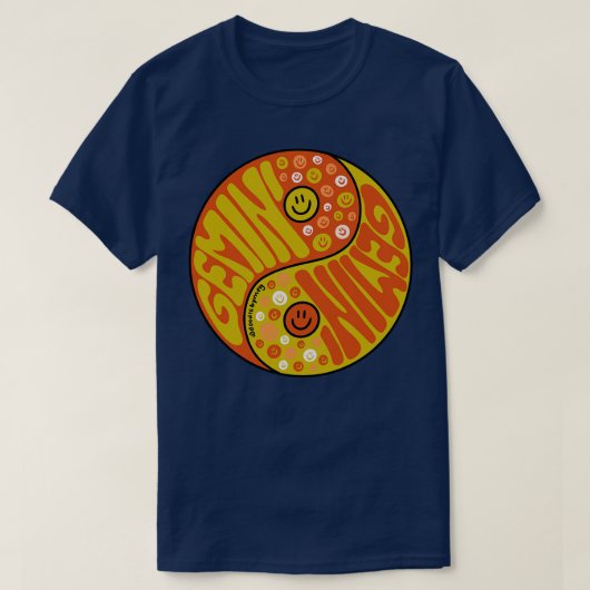 T-shirt Gemini Yin Yang (Design devant)