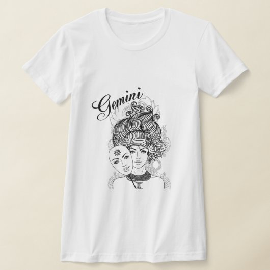T-shirt Gemini Zodiac Design (Poser)