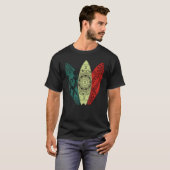 T-shirt Gemini Zodiac Sign Surfboard Surfing Horoscope (Devant entier)