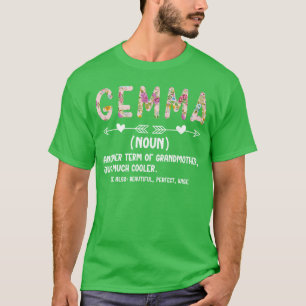 T-shirt Gemma Définition Gemma Grand-mère Gemma Grand-mère