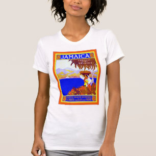 T-shirt Gemme de ~ de la Jamaïque du Vintage voyage de ~