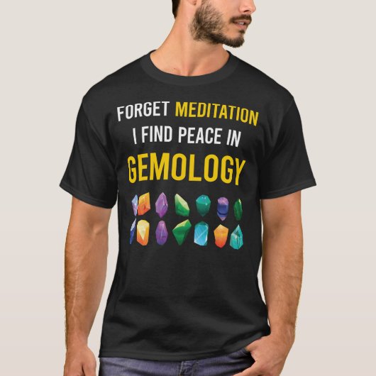T-shirt Gémologue de la Méditation (Devant)