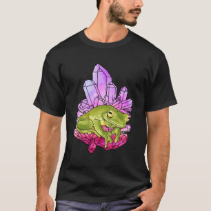 T-shirt Gemstone De Cristal De Grenouille Pour Propriétair