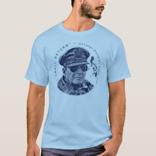T-shirt Gen. MacArthur I retournera (le croquis de mise au