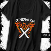 T-shirt Gen X Gen Xer Phoenix Bird Generation X