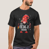 T-shirt Gen-X Gnome Matching Family Christmas Gnome Pa (Devant)