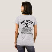 T-shirt Gen X | La véritable génération FAFO (Dos entier)