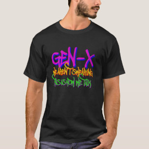 T-shirt Gen X Nous ne jurons pas - Génération Rétro Xers M