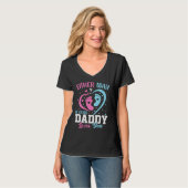 T-shirt Gender Announcement  Either Way it Goes Daddy Love (Devant entier)