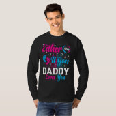 T-shirt Gender Announcement  Either Way it Goes Daddy Love (Devant entier)