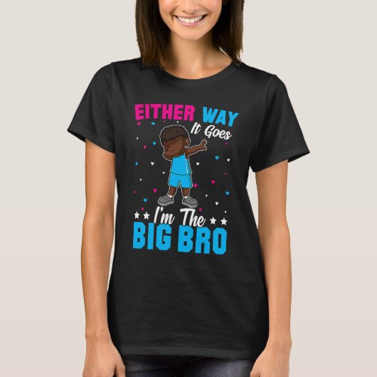T-shirt Gender Announcement Either Way it goes I'm The Bi (Devant)