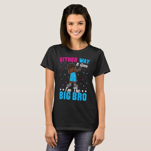 T-shirt Gender Announcement Either Way it goes I'm The Bi (Devant entier)