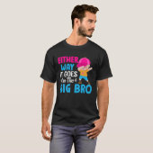 T-shirt Gender Announcement Either Way it goes I'm The Bi (Devant entier)