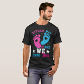 T-shirt Gender Announcement  Either Way it Goes We Love yo (Devant entier)