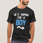 T-shirt Gender reveal matching for mom and dad reveal par (Devant)