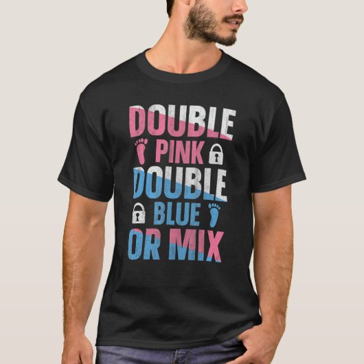 T-shirt Gender Reveal Twins Quote for a Gender Reveal Twin (Devant)