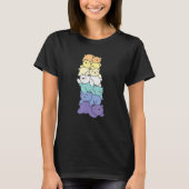 T-shirt Genderfaun Drapeau Pile Pride Lgbtq Bear Cute Gend (Devant)