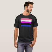 T-shirt Genderfluid Pride Flag national pride (Devant entier)