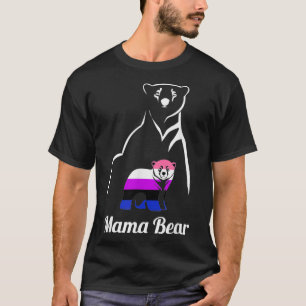 T-shirt Genderfluide Mama Bear LGBTQ