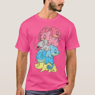 T-shirt Genderflux Drapeau Genre Fierté Lgbtq Chameleon