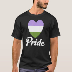 T-shirt Genderqueen Gay pride Rainbow Word 2