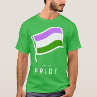 T-shirt Genderqueer LGBT Rainbow Flag Pride 2019 Parade Gi