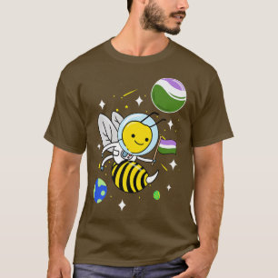 T-shirt Genderqueer Pride de l'astronaute de Wasonaut