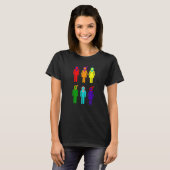 T-shirt Genders Pride Lgbtq Rainbow Transgender L (Devant entier)